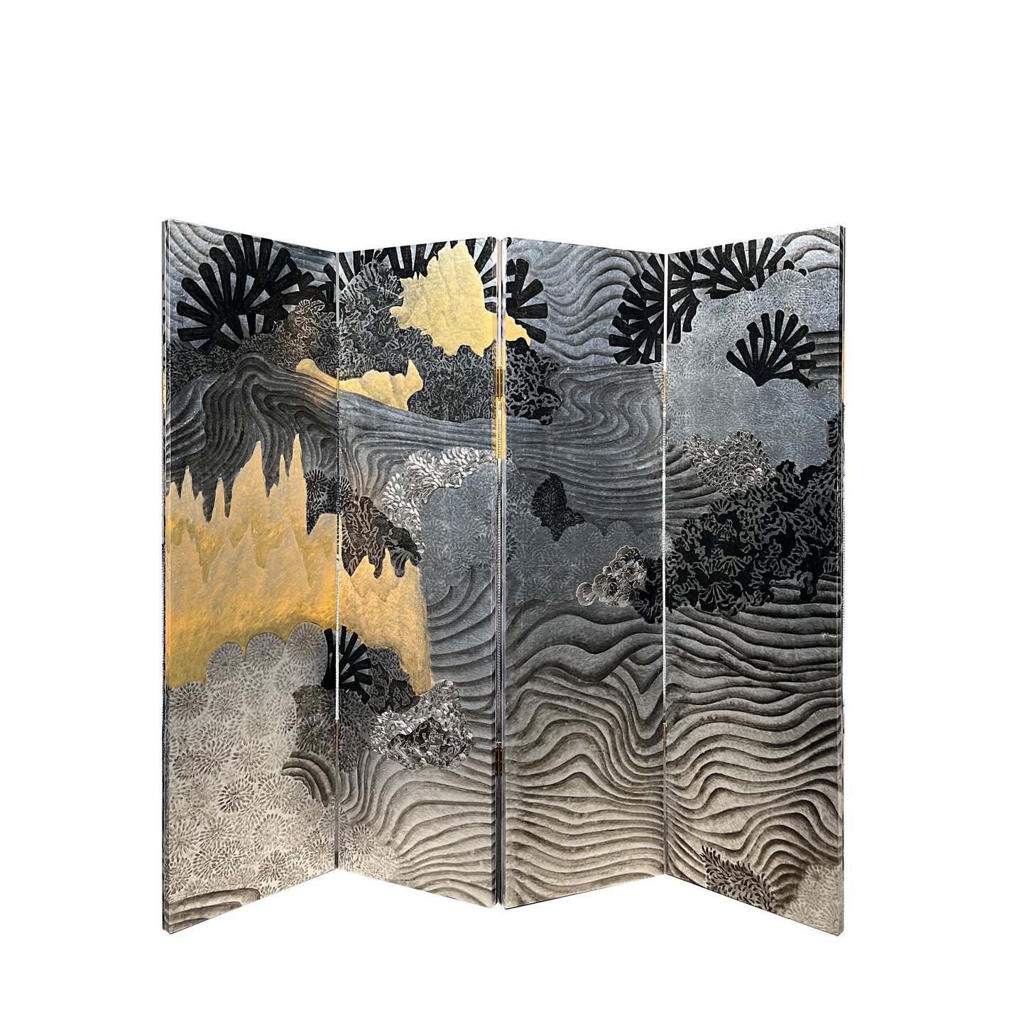 hand painted embroidery screen