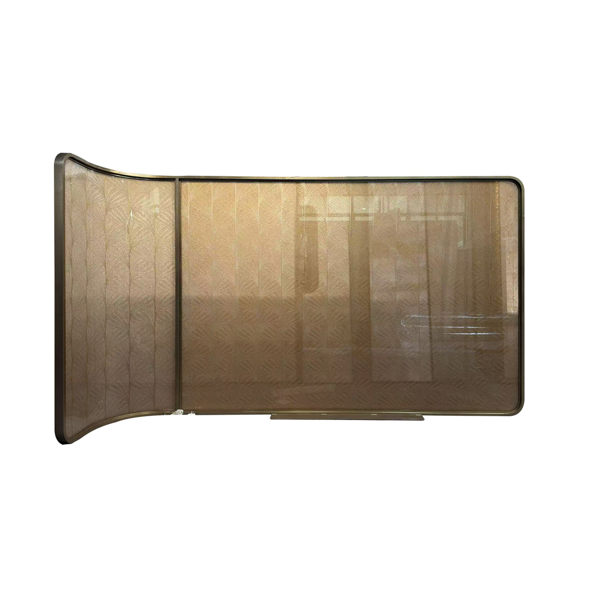 Modern Luxury- glass with metal wire screen