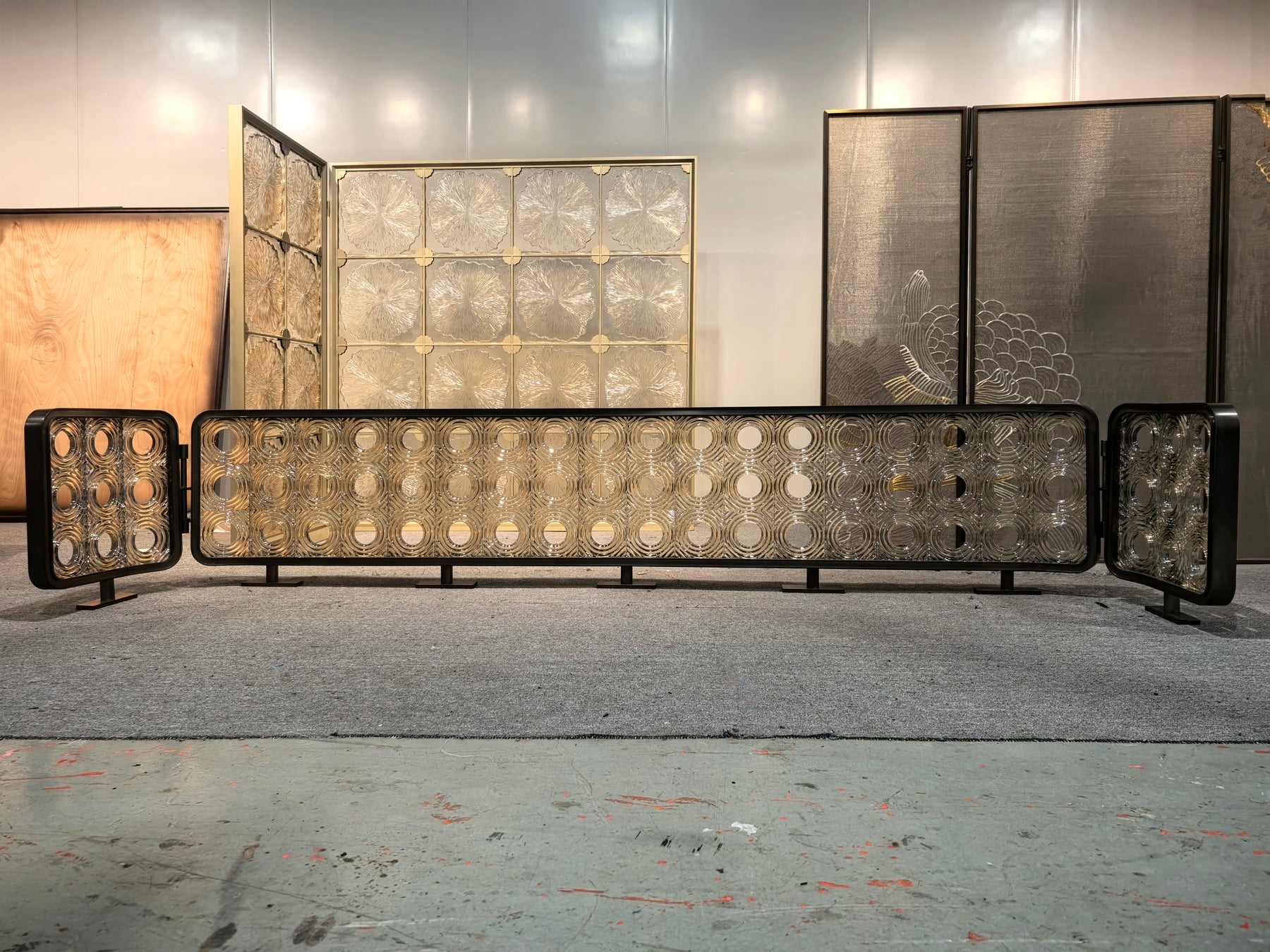 Modern Luxury-Art glass screen