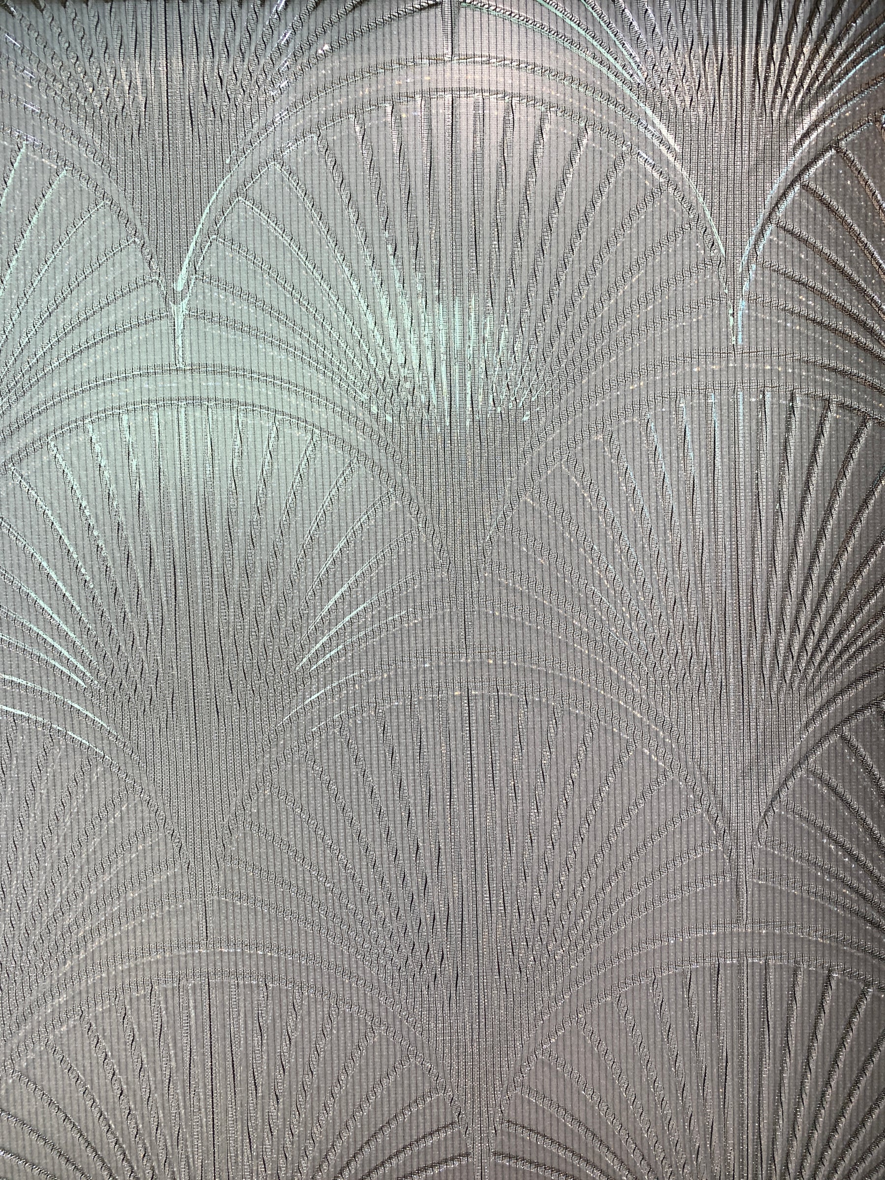 Modern Luxury-Art glass with metal wire screen