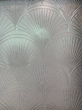 Modern Luxury-Art glass with metal wire screen