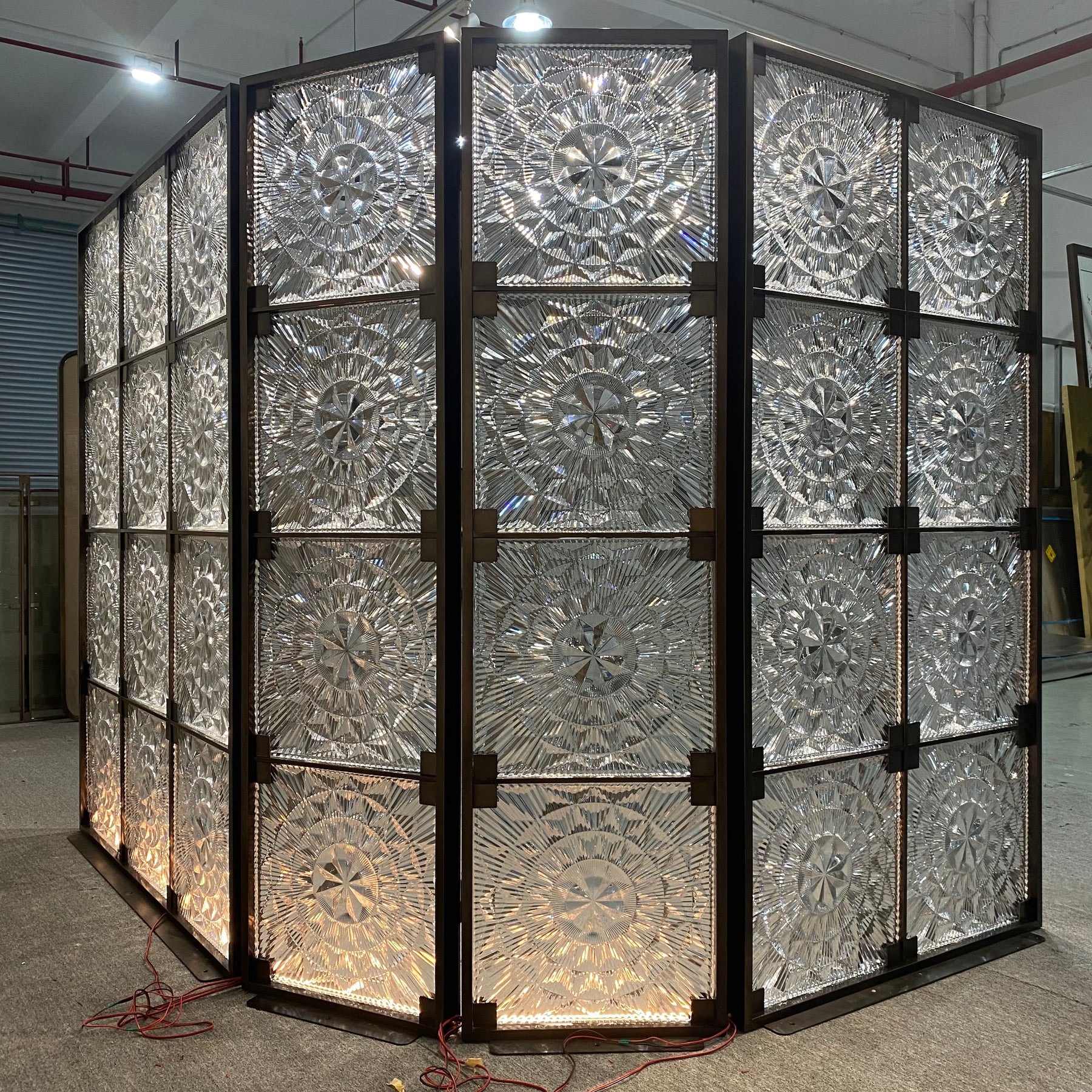 Modern Luxury-Diamond glass screen