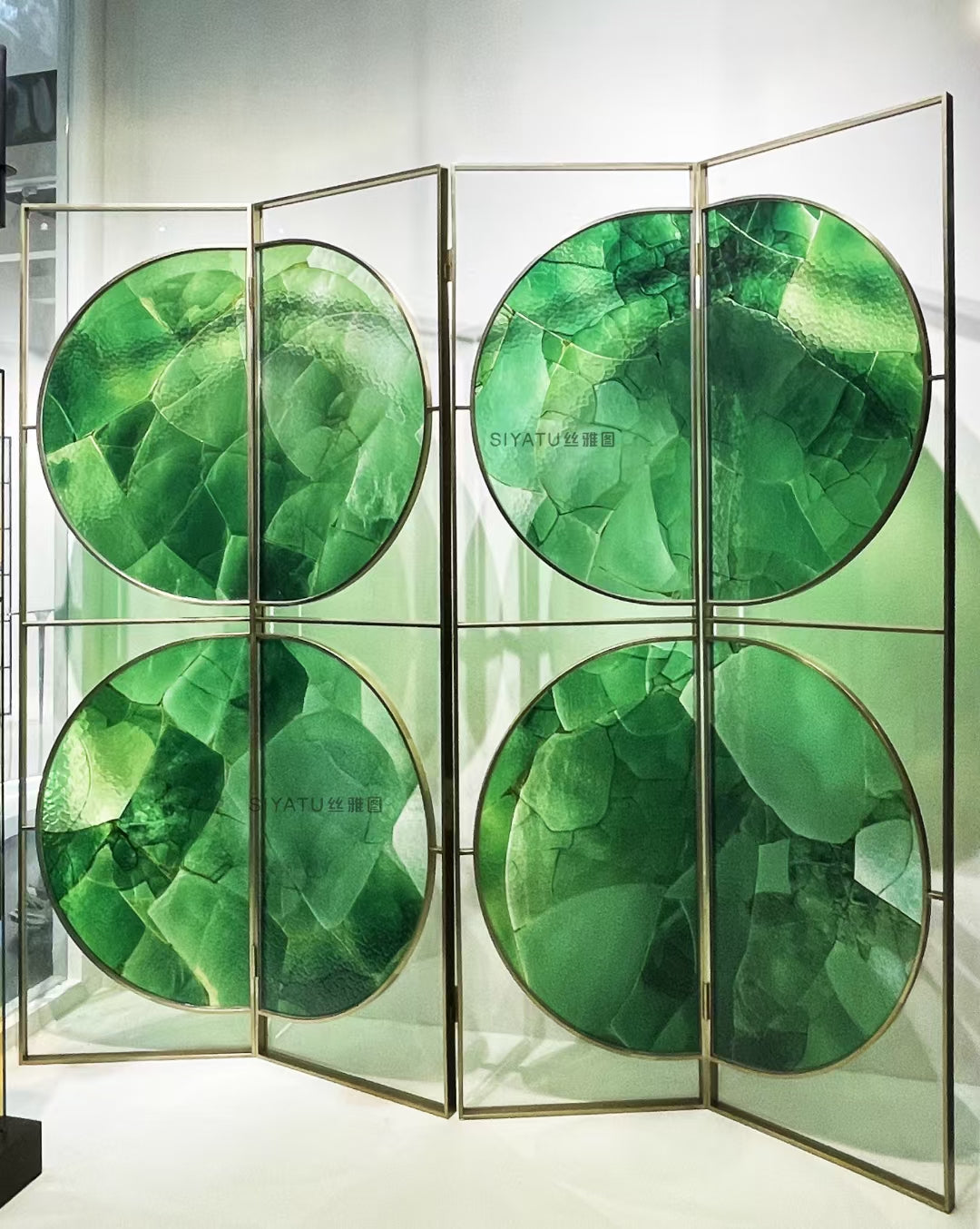 Modern Luxury-Art glass screen