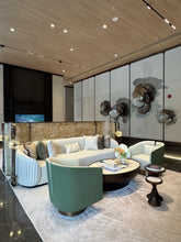 Modern Luxury-Handmade Enamel Colored Glass Screen
