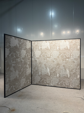 Modern Chinese Finished fabric screen