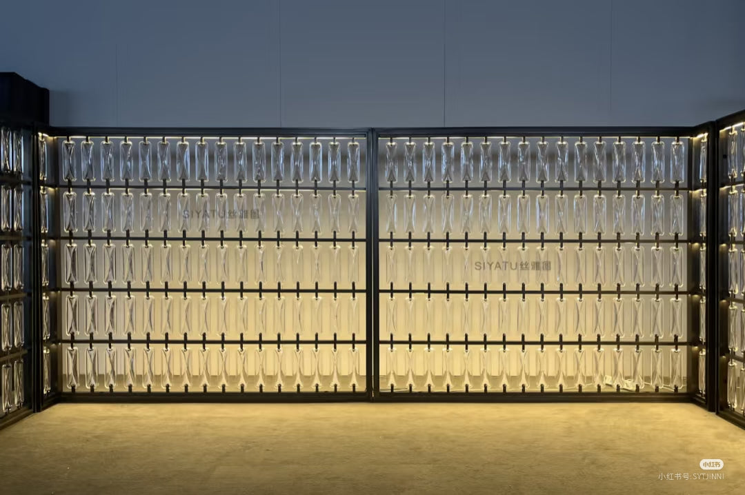 Modern Luxury-Art glass screen