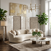 Modern Luxury-Marble Glass Screen