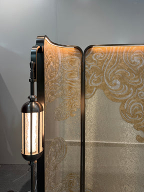 Modern Luxury-Handmade Enamel Colored Glass Screen