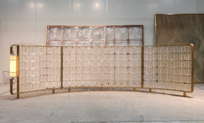 Modern Luxury-Textured Glass Screen
