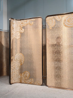 Modern Luxury-Handmade Enamel Colored Glass Screen