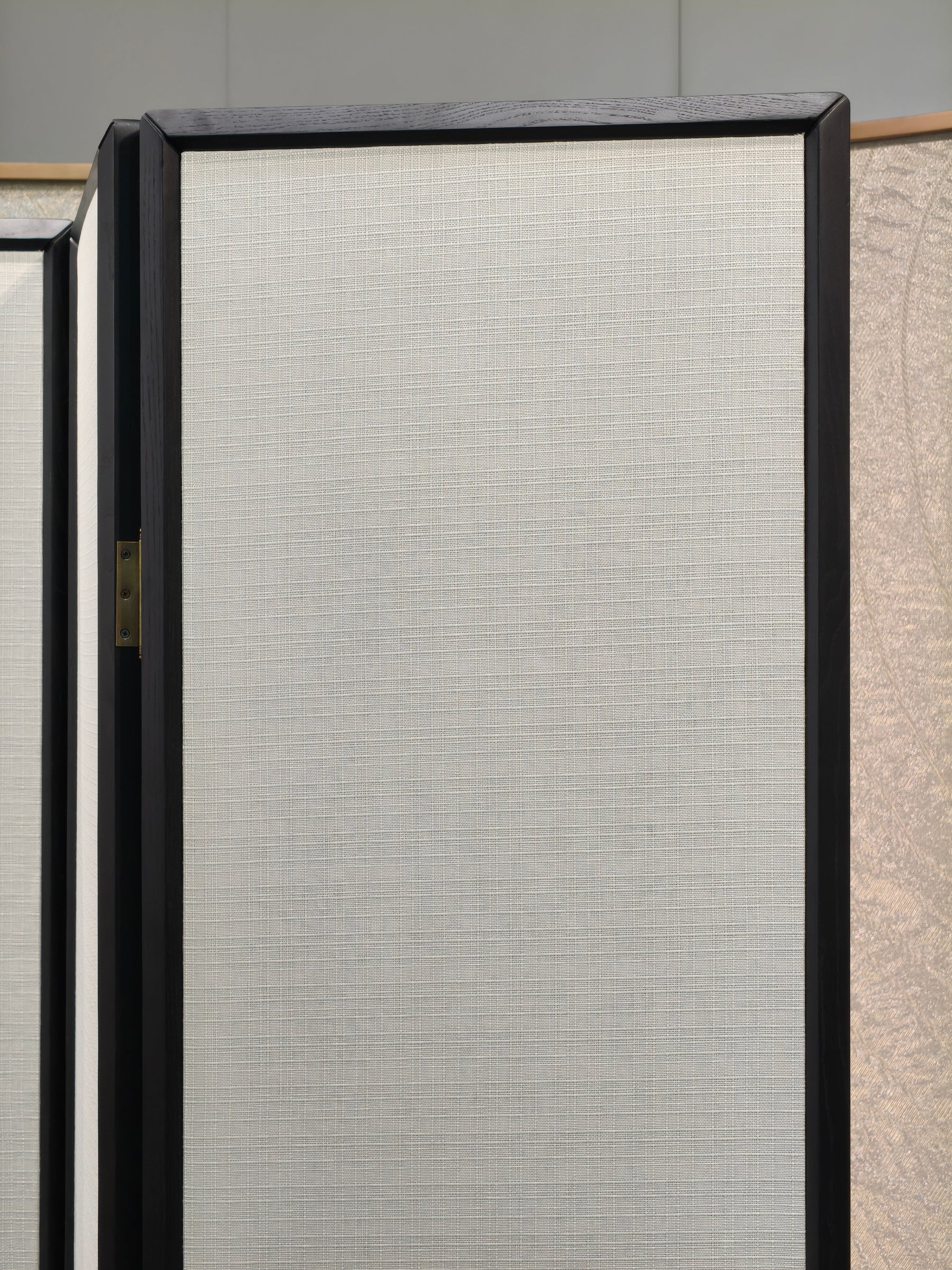 Minimal Modern-Cotton-Linen Fabric Screen
