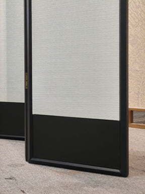 Minimal Modern-Cotton-Linen Fabric Screen