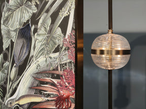 Modern Chinese-Imitation silk screen-printed folding screen