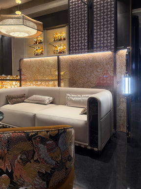 Modern Luxury-Handmade Enamel Colored Glass Screen