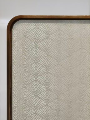 Modern Luxury-Glass screen with metal wire