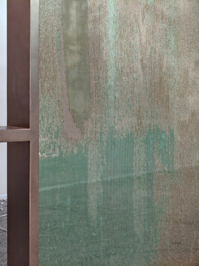 Modern Luxury-Glass screen with metal wire