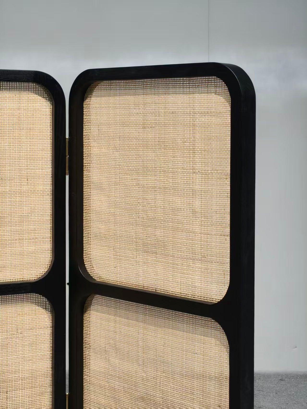 Modern Chinese Natural rattan woven screen