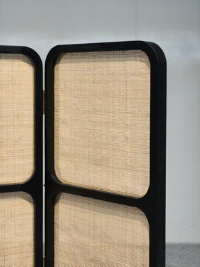 Modern Chinese Natural rattan woven screen