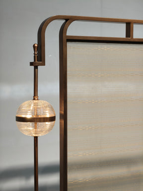 Modern Luxury- glass with metal wire screen