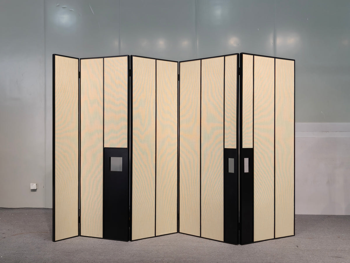 Minimal Modern-Finished Fabric Partition Screen