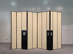 Minimal Modern-Finished Fabric Partition Screen