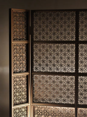 Modern Chinese-Metal Carved Room Divider
