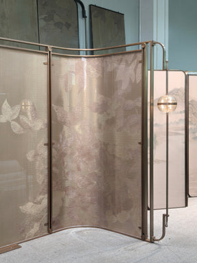 Modern Luxury- glass with metal wire screen