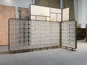 Modern Luxury-Textured Glass Screen