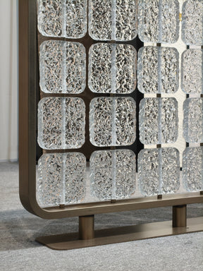 Modern Luxury-Textured Glass Screen