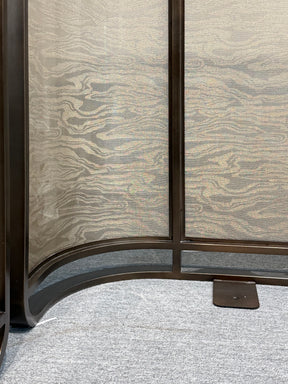 Modern Luxury- glass with metal wire screen