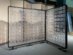 Modern Luxury-Textured Glass Screen