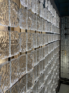 Modern Luxury-Textured Glass Screen