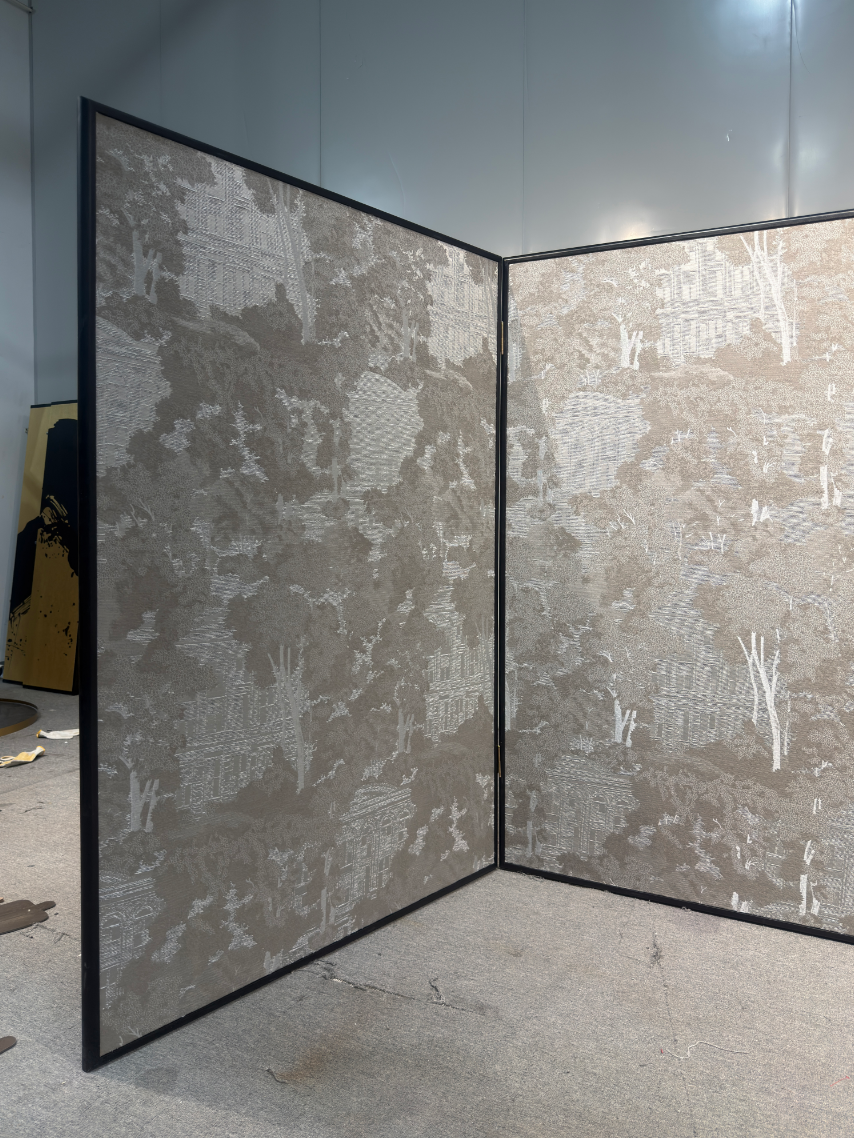 Modern Chinese Finished fabric screen