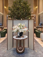 Modern Luxury- glass with metal wire screen