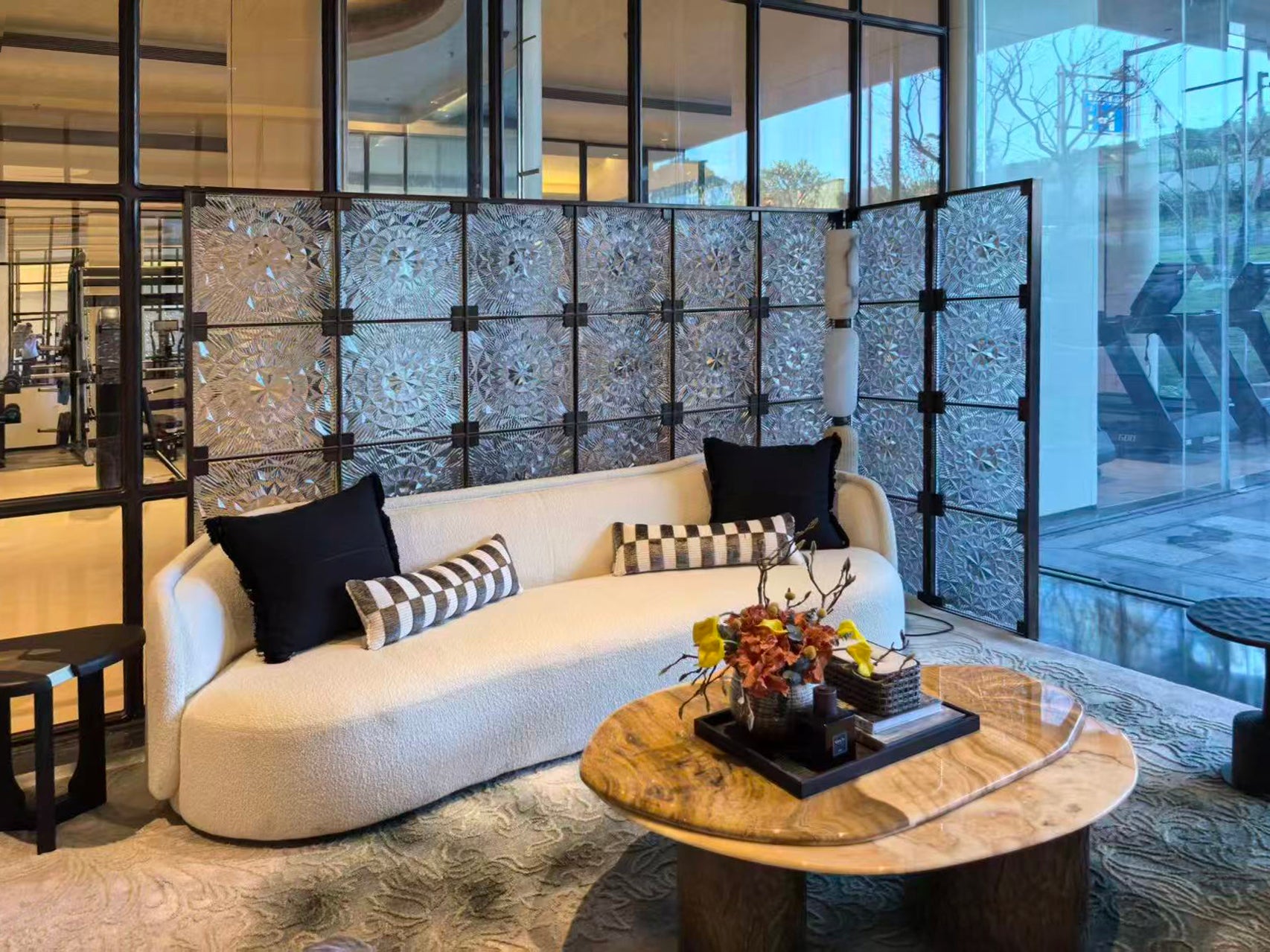 Modern Luxury- Diamond Glass Screen