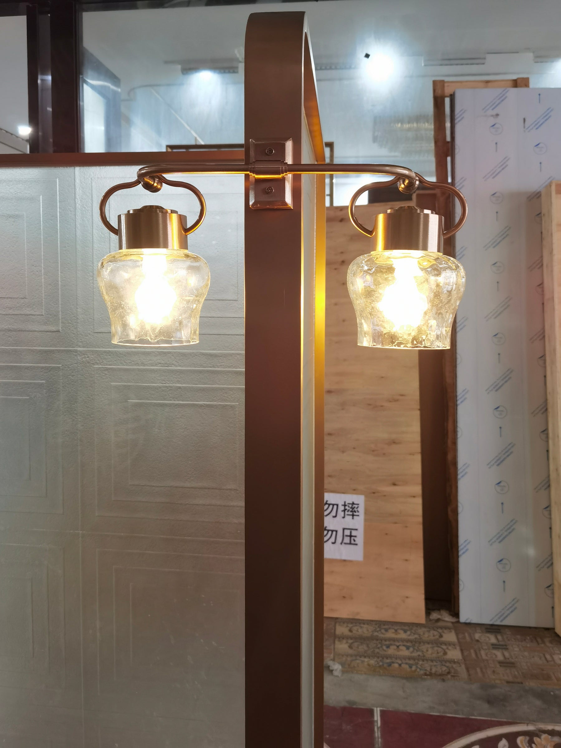 Modern Luxury-Hui-style Glass Screen