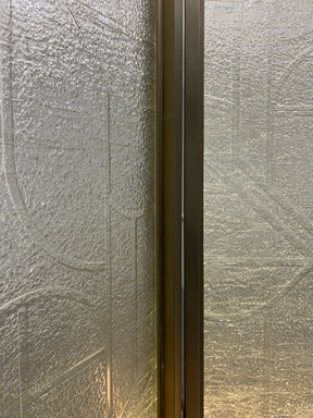 Modern Luxury-Art glass with metal wire screen