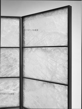 Modern Luxury-Marble Glass Screen