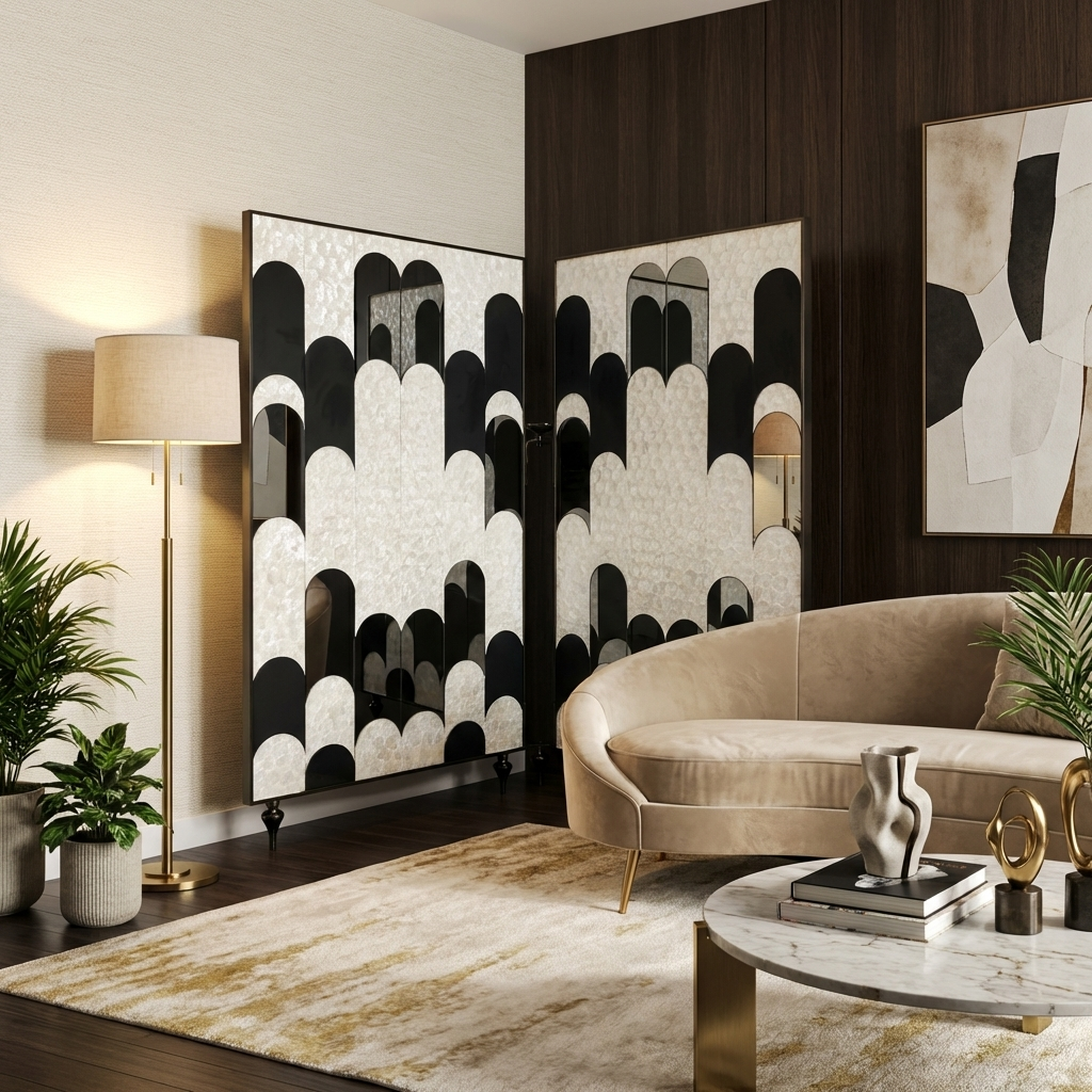 Minimal Modern-Shell Rust Mirror Screen