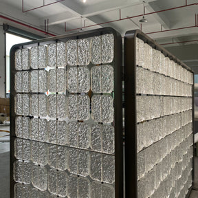 Modern Luxury-Textured Glass Screen