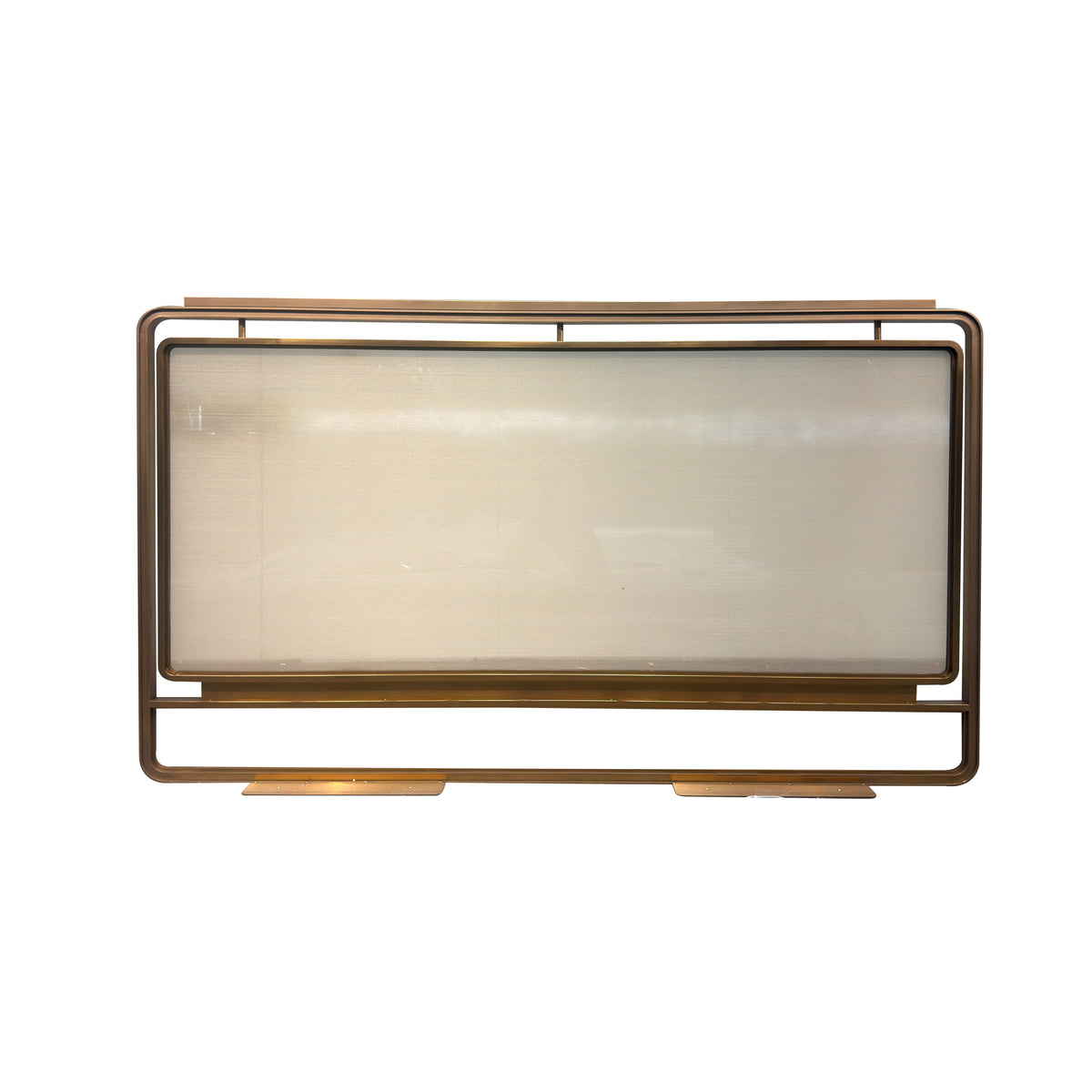 Modern Luxury- Glass with Wire Mesh Inlay Screen