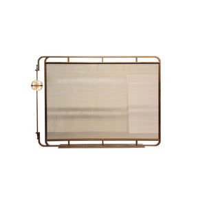 Modern Luxury- glass with metal wire screen