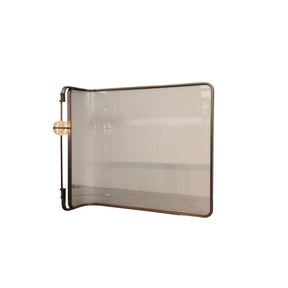 Modern Luxury- glass with metal wire screen