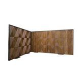 Modern Chinese Carved Solid Wood Screen