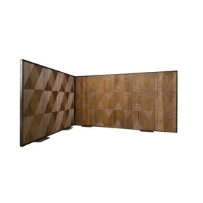Modern Chinese Carved Solid Wood Screen