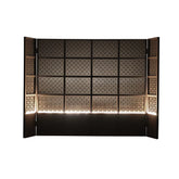 Modern Chinese-Metal Carved Room Divider
