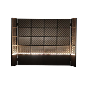 Modern Chinese-Metal Carved Room Divider