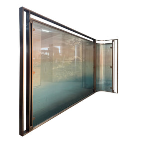 Modern Luxury-Glass screen with metal wire