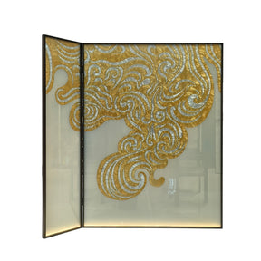 Modern Luxury-Handmade Enamel Colored Glass Screen