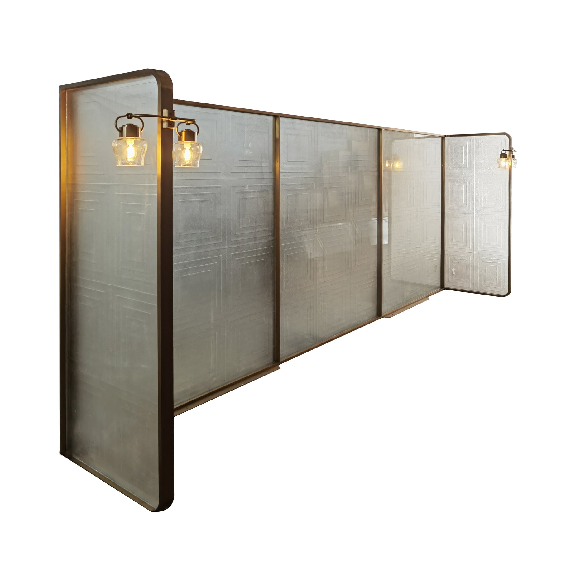 Modern Luxury-Hui-style Glass Screen